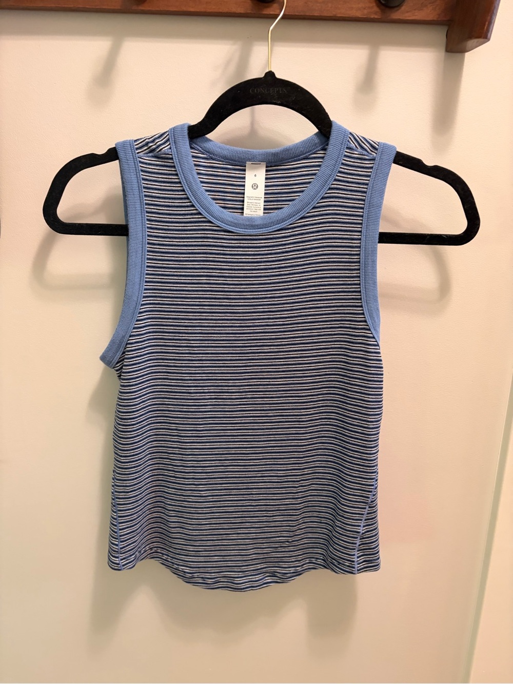 lululemon Hold Tight Striped Ribbed Tank *sold out* NEW
